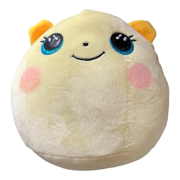 TY Fantasy Flight Games Squish a Boo Bear Buttercup Plush Adorable Yellow 8”Tall - Picture 1 of 4